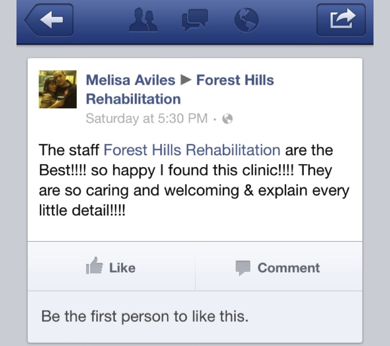review Forest Hills Rehabilitation